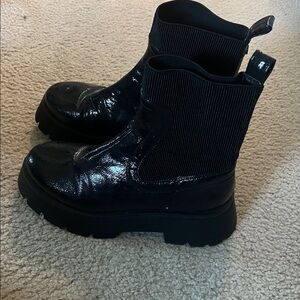 Circus by Sam Edelman glossy lug sole boots